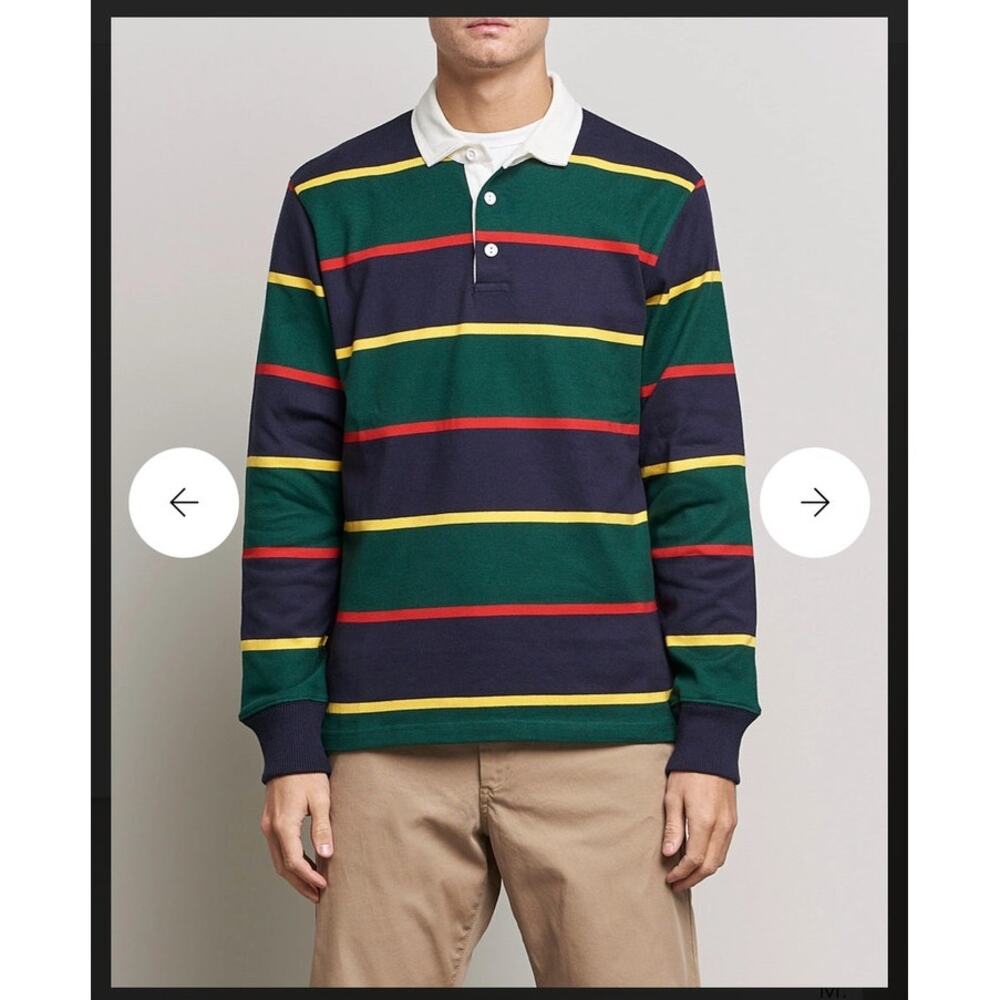 Rowing Blazers | Striped Rugby Shirt XL Preppy Ivy Classic Sports d'Epoque